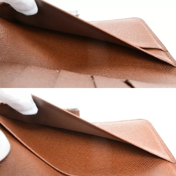 LOUIS VUITTON Porte Papier Zip Bifold Wallet Monogram Leather BN M61207 32RK311 - Picture 2 of 14